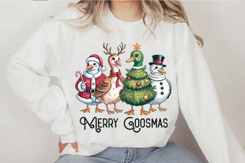 Funny Christmas Merry Goosmas PNG Designs Sublimation shah alam 