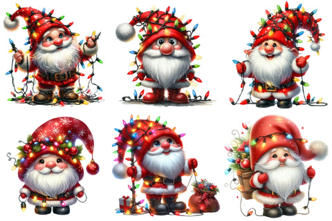 Funny Christmas Santa Clipart Bundle Sublimation designartist 