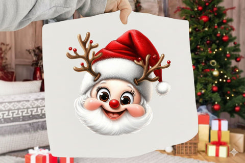 Funny Christmas Santa Hat PNG Bundle Sublimation SVGArt 