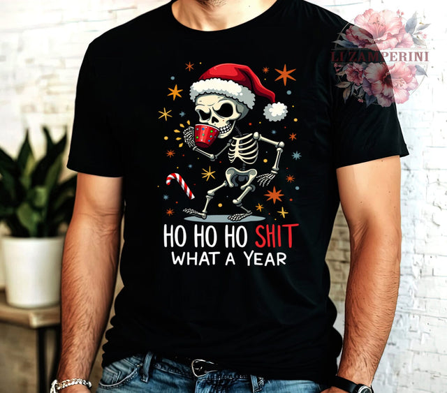 Funny Christmas, Skeleton Santa, Christmas Humor, Santa Claus PNG, Digital Download, Sublimation Art, Holiday Graphics, Festive Printables Sublimation Li Zamperini 