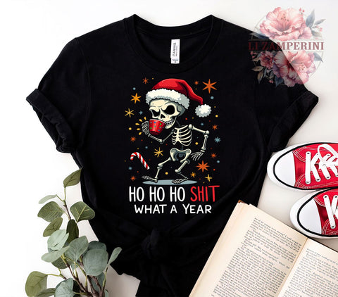 Funny Christmas, Skeleton Santa, Christmas Humor, Santa Claus PNG, Digital Download, Sublimation Art, Holiday Graphics, Festive Printables Sublimation Li Zamperini 