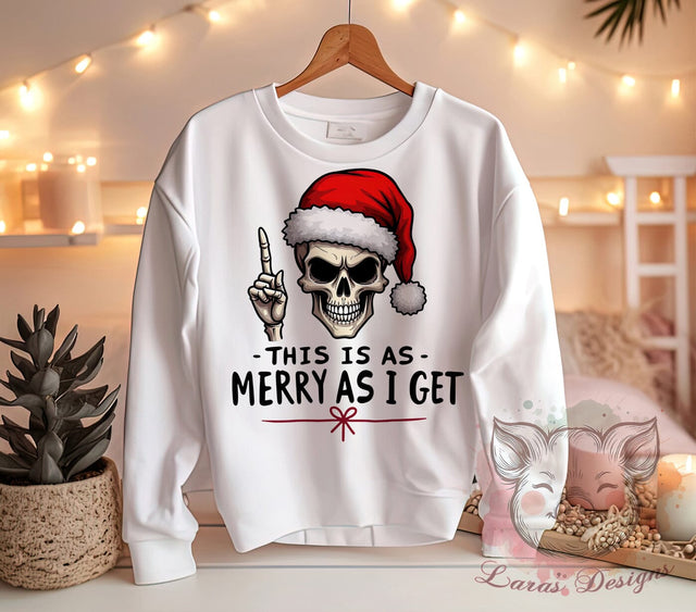 Funny Christmas, Skeleton Santa, Merry Quotes, Sublimation Download, Holiday Humor, Digital Download, Printable Christmas, Sarcastic Christmas Sublimation Lara' s Designs 