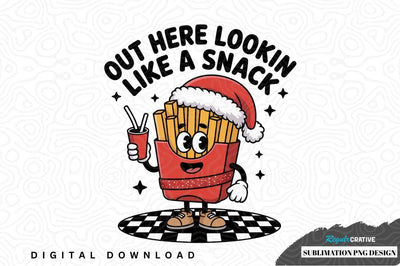 Funny christmas snack design Sublimation Regulrcrative 