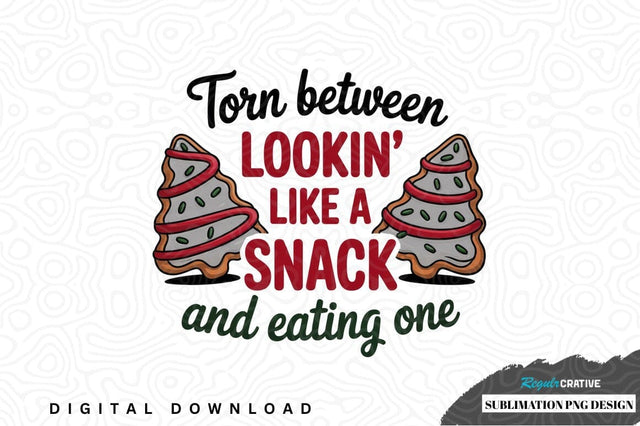 Funny christmas snack tornado t-shirt design Sublimation Regulrcrative 