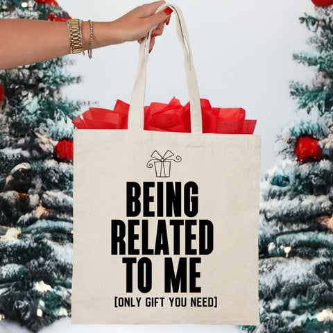 Funny Christmas SVG – Being Related to Me Is Gift Enough SVG So_Fontsy_VIP 