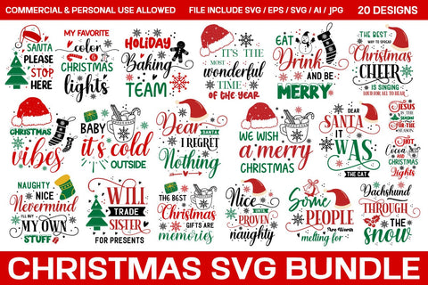 Funny Christmas Svg Bundle , 65 Christmas Svg Bundle SVG designmaster24 