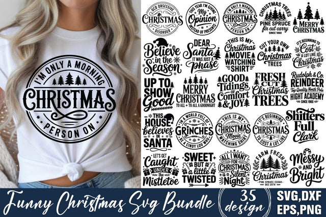 Funny Christmas SVG Bundle SVG Angelina750 
