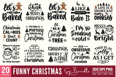 Funny Christmas SVG Bundle SVG Designangry 