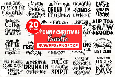 Funny Christmas Svg Bundle SVG Designangry 