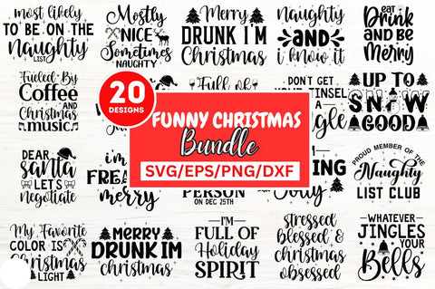Funny Christmas Svg Bundle SVG Designangry 