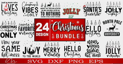 Funny Christmas svg bundle, Unique Christmas t shirt, Christmas Santa,Mama claus, winter christmas, Snow season, Christmas new year, Wine Christmas SVG Isabella Machell 