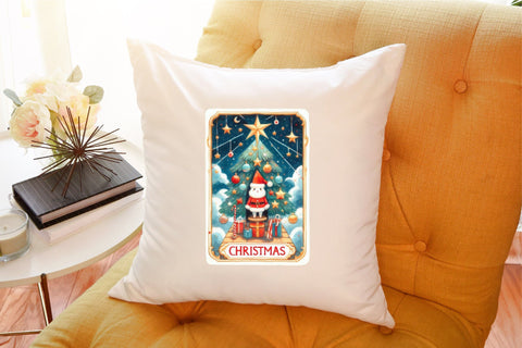 Funny Christmas Tarot Card Sublimation Sublimation designartist 
