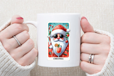 Funny Christmas Tarot Card Sublimation Sublimation designartist 