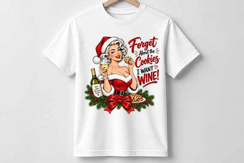 Funny Christmas Wine Lover PNG SVG BillahCrafts 
