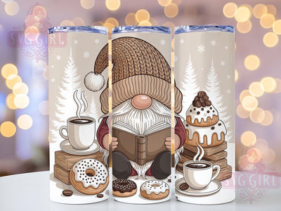 Funny Coffee Lover Gnome Tumbler, Caffeine Lover Wrap, 20oz Tumbler Sublimation, Espresso Gnome Design, Funny Coffee Wrap, Barista Gnome Tumbler, Morning Brew Sublimation Sublimation SvggirlplusArt 