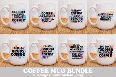 Funny Coffee Mug Sublimation Bundle Sublimation Carla C Designs 