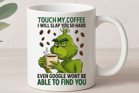 Funny Coffee Warning PNG Don’t Touch My Coffee SVG BillahCrafts 