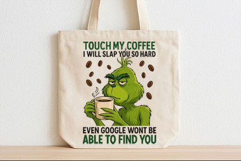 Funny Coffee Warning PNG Don’t Touch My Coffee SVG BillahCrafts 