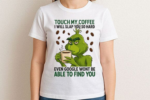 Funny Coffee Warning PNG Don’t Touch My Coffee SVG BillahCrafts 