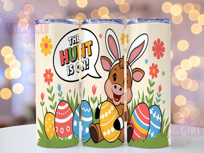 Funny Cow, Easter Tumbler, 20oz Tumbler, Easter PNG, Cow Design, Holiday Decor, Spring Tumbler, Sublimation Wrap Sublimation SvggirlplusArt 