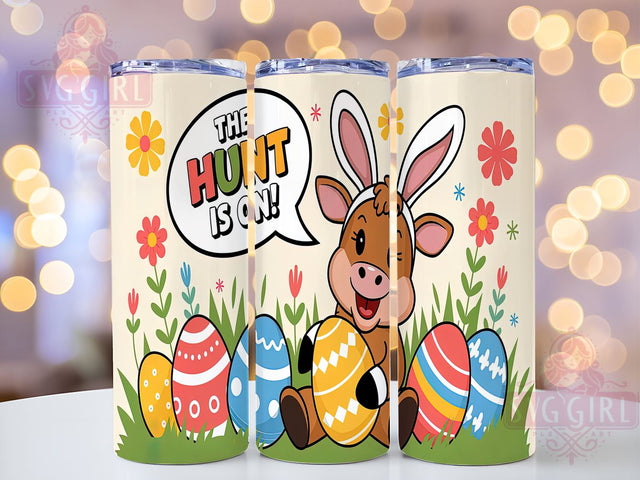 Funny Cow, Easter Tumbler, 20oz Tumbler, Easter PNG, Cow Design, Holiday Decor, Spring Tumbler, Sublimation Wrap Sublimation SvggirlplusArt 