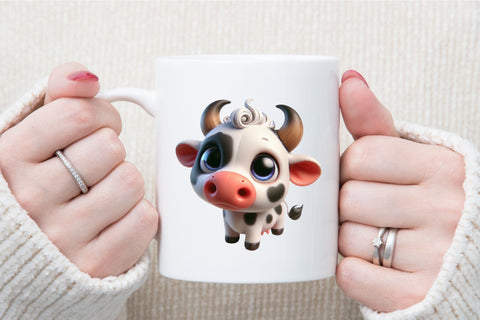 Funny Cow Face Sublimation Clipart Sublimation designartist 
