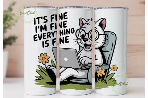 Funny Cow Tumbler Wrap PNG Sublimation PixelChick 