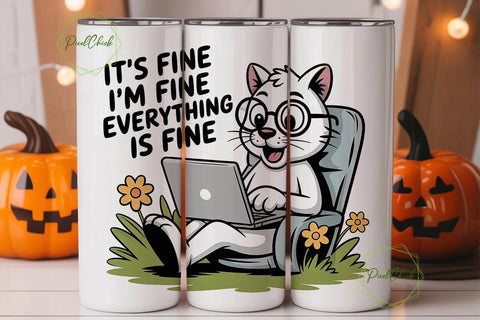 Funny Cow Tumbler Wrap PNG Sublimation PixelChick 