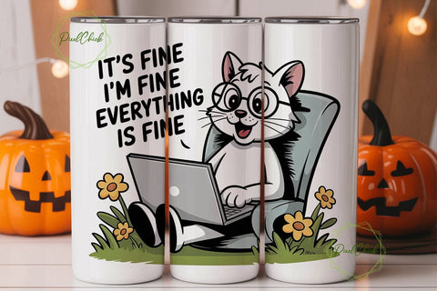 Funny Cow Tumbler Wrap PNG Sublimation PixelChick 
