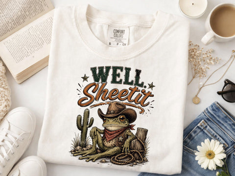 Funny cowboy frog PNG, Humorous cowboy Png SVG DesignDestine 