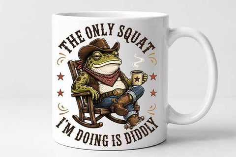Funny Cowboy Frog Quote PNG Digital Download SVG BillahCrafts 