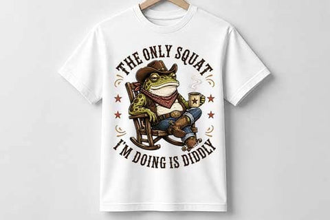 Funny Cowboy Frog Quote PNG Digital Download SVG BillahCrafts 