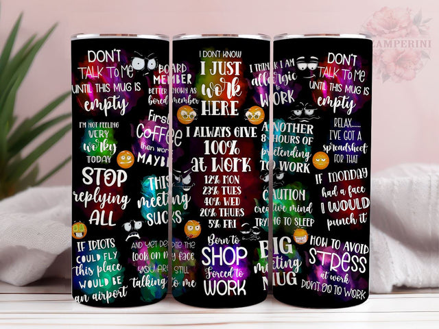 Funny Coworker 20oz Tumbler Wrap PNG, Funny Office Tumbler Png, Straight & Tapered Tumbler Wrap, Instant Digital Download Sublimation Li Zamperini 