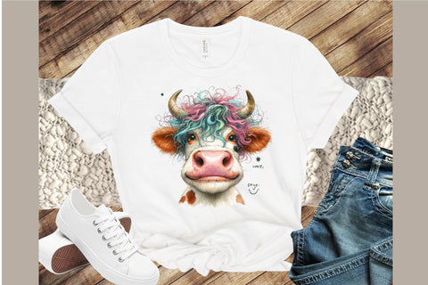 Funny Cows Clipart Cute Cow Png Farm Png Sublimation designartist 