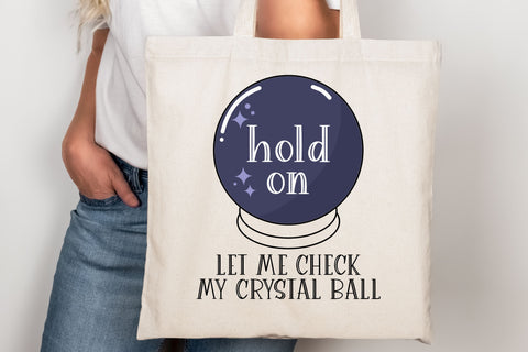 Funny Crystal Ball SVG for Cricut, Cute Halloween PNG for Stickers, Sublimation, TShirts, & More, Cute Fall Sticker SVG Designing Digitals 