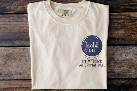 Funny Crystal Ball SVG for Cricut, Cute Halloween PNG for Stickers, Sublimation, TShirts, & More, Cute Fall Sticker SVG Designing Digitals 