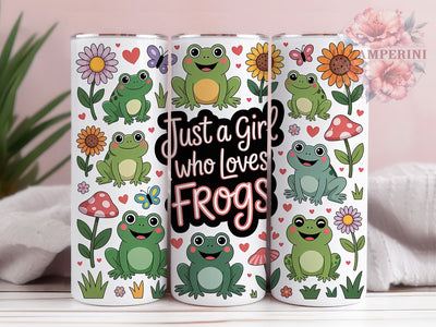 Funny Cute Frog Tumbler, Funny Quote, Nature Theme, Whimsical Design, Playful Style, 20Oz Tumbler, Sublimation Wrap Sublimation Li Zamperini 
