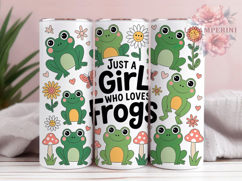 Funny Cute Frog Tumbler, Funny Quote, Nature Theme, Whimsical Design, Playful Style, 20Oz Tumbler, Sublimation Wrap Sublimation Li Zamperini 