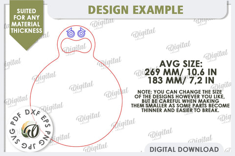 Funny Cutting Board Laser Cut. Serving Kitchen Board SVG SVG Evgenyia Guschina 