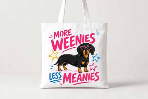 Funny Dachshund PNG More Weenies Less Meanies Dog Lover Digital Download SVG BillahCrafts 