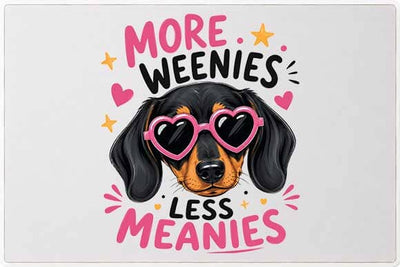Funny Dachshund PNG – More Weenies Less Meanies Dog Lover Sublimation Design SVG BillahCrafts 