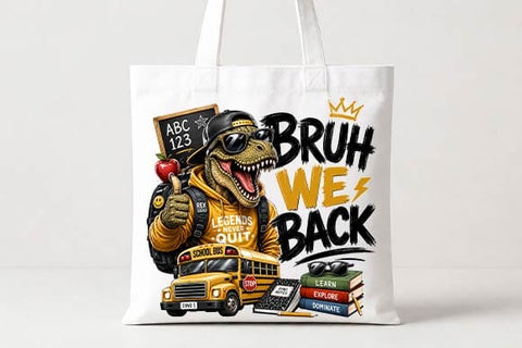 Funny Dinosaur Back to School PNG | Cool T Rex Digital Download SVG BillahCrafts 