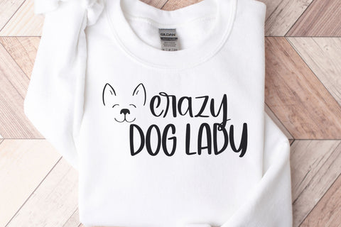 Funny Dog & Cat SVG Bundle, Dog Mom SVG Files for Cricut, Crazy Cat Lady Design, Paw Print PNG for Sublimation, Dog and Cat Lovers Gift SVG Designing Digitals 