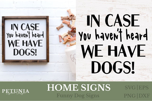 Funny Dog Home Sign SVG | Welcome Home Dog Sign SVG SVG Petunia Digital Design 