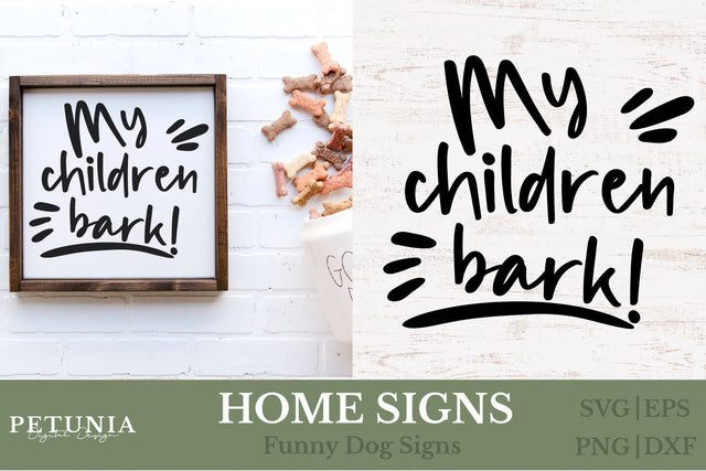 Funny Dog Home Sign SVG | Welcome Home Dog Sign SVG SVG Petunia Digital Design 