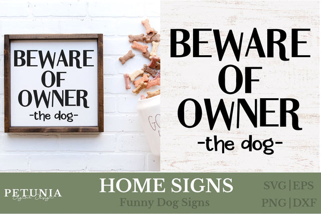 Funny Dog Home Sign SVG | Welcome Home Dog Sign SVG SVG Petunia Digital Design 