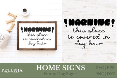 Funny Dog Home Sign SVG | Welcome Home Dog Sign SVG SVG Petunia Digital Design 