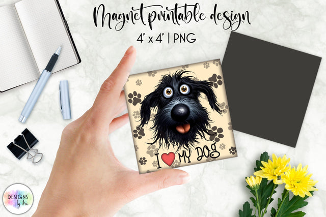 Funny Dog Lover Coaster Sublimation, Funny Dog Quotes Print Sublimation Designs by Ira 