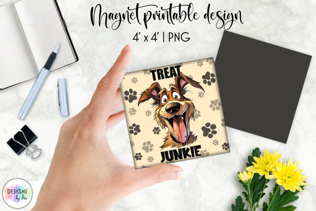 Funny Dog Lover Coaster Sublimation, Funny Dog Quotes Print Sublimation Designs by Ira 
