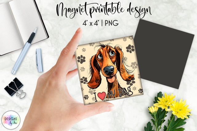 Funny Dog Lover Coaster Sublimation, Funny Dog Quotes Print Sublimation Designs by Ira 